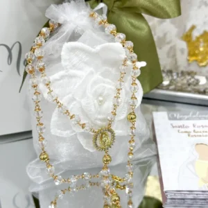 Camándula Entorchada Murano Cristal