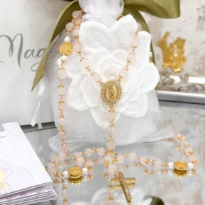 Camándula Cuarzo Rosa Guadalupe