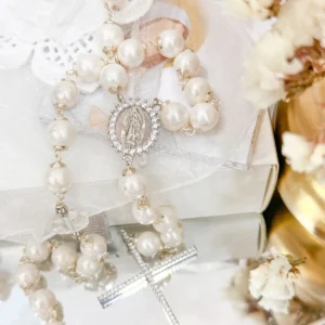 Camándula Entorchada Perla Shell