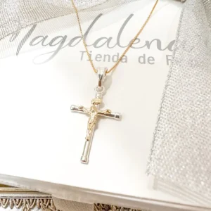 Cadena Oro Plata Cristo