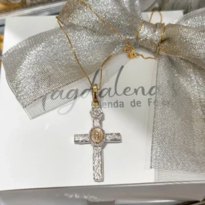 Cadena Oro Plata Cruz Guadalupe