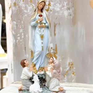 Virgen de Fátima pastores
