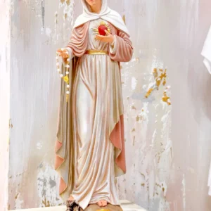 Virgen llama de amor 48cm