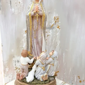 Virgen de Fátima pastores 60cm