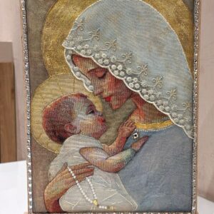 Gobelino virgen ternura