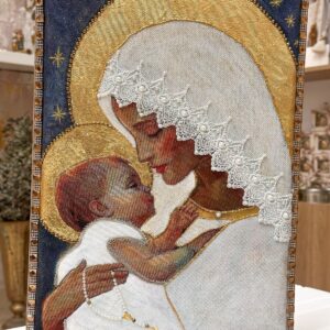 Gobelino virgen de la ternura