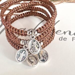 Pulsera santos cafe
